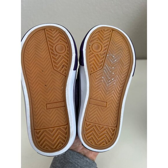 Morgan & Milo | Mary Jane Ginger Floral Purple Sneakers Sz 8 - Picture 6 of 7